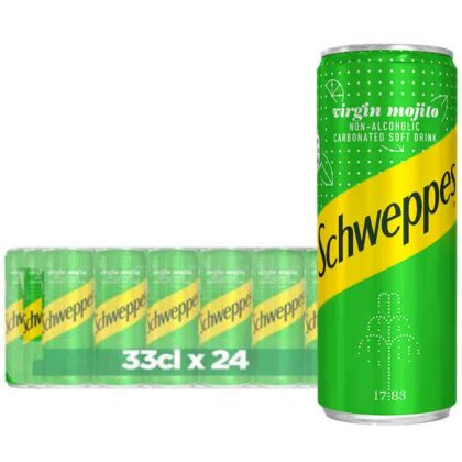 Schweppes mojito Can 33cl x24