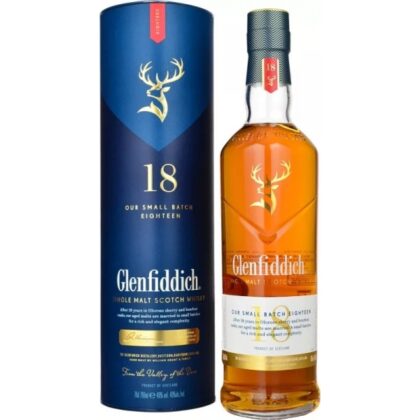 Glenfiddich 18 Years Old Single Malt Scotch Whisky 70cl