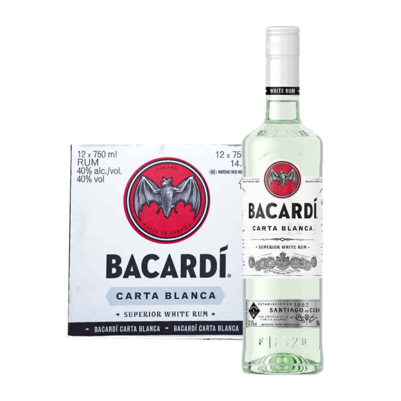 Bacardi Carta Blanca Rum 75cl